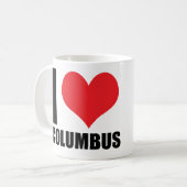 Mug J'aime Columbus (Devant gauche)