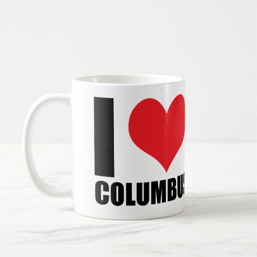 Mug J'aime Columbus (Gauche)