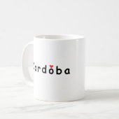 Mug J'aime Cordoue (Devant gauche)