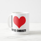 Mug J'aime Corpus Christi (Devant gauche)