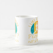 Mug J'aime Courir Les Gens Pas Tant Drôle De Course (Centre)