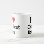 Mug J'aime Creme Brulee coeur T-shirt (Centre)