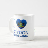 Mug J'aime Croydon, PA (Devant gauche)