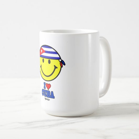 MUG J'AIME CUBA (Devant droit)