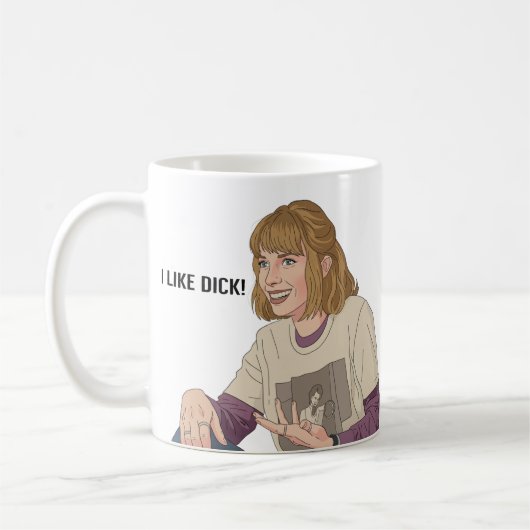 Mug J'aime D Rétro 80 Sarcasme – "J'aime Dick!" (Gauche)