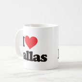 Mug J'aime Dallas (Devant gauche)