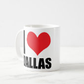 Mug J'aime Dallas (Devant gauche)