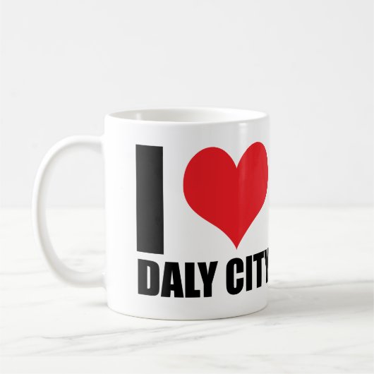 Mug J'aime Daly City (Gauche)