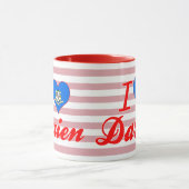 Mug J'aime Darien, le Connecticut (Centre)