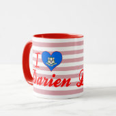 Mug J'aime Darien, le Connecticut (Devant gauche)