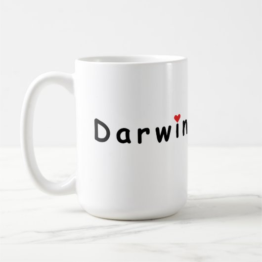 Mug J'aime Darwin Australie (Gauche)