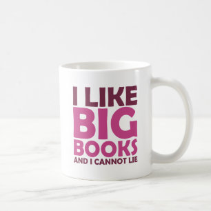 Mug J'aime de grands livres et je ne peux pas me