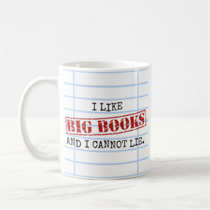 Mug J'aime de grands livres et je ne peux pas me