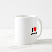 Mug j'aime deborah (Devant droit)