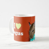 Mug J'aime Degus (Devant gauche)