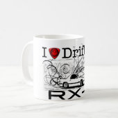 Mug J'aime dériver RX-7 (Devant gauche)
