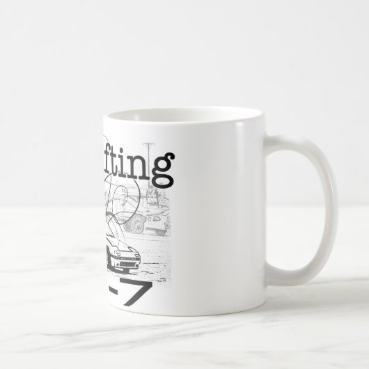 Mug J'aime dériver RX-7 (Droite)