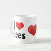 Mug J'aime des abeilles (Devant gauche)