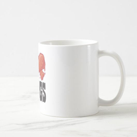 Mug J'aime des ailes de poulet (Droite)