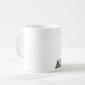 Mug J'aime des alarmes d'incendie (Devant gauche)