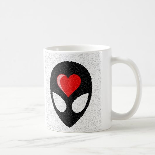 Mug J'AIME des aliens ! (Droite)