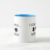 Mug J'aime des animaux avec le ketchup (Centre)