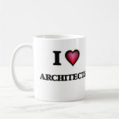 Mug J'aime des architectes (Gauche)