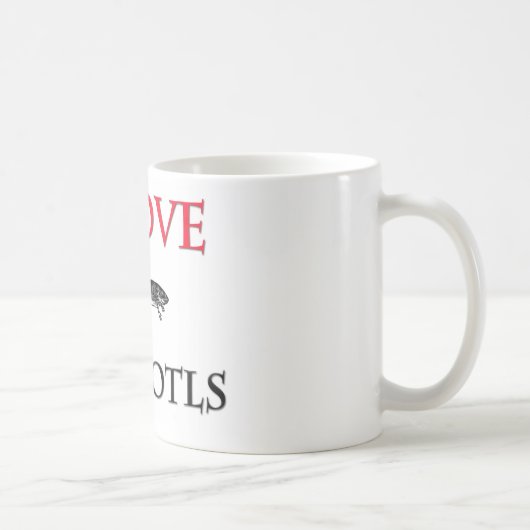 Mug J'aime des Axolotls (Droite)