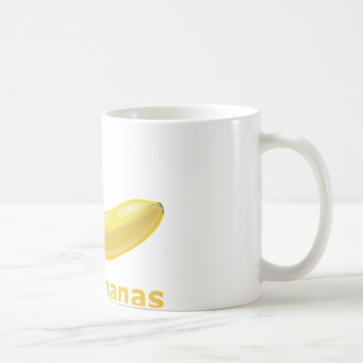 Mug J'aime des bananes (Droite)