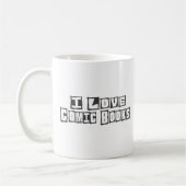 Mug J'aime des bandes dessinées (Gauche)