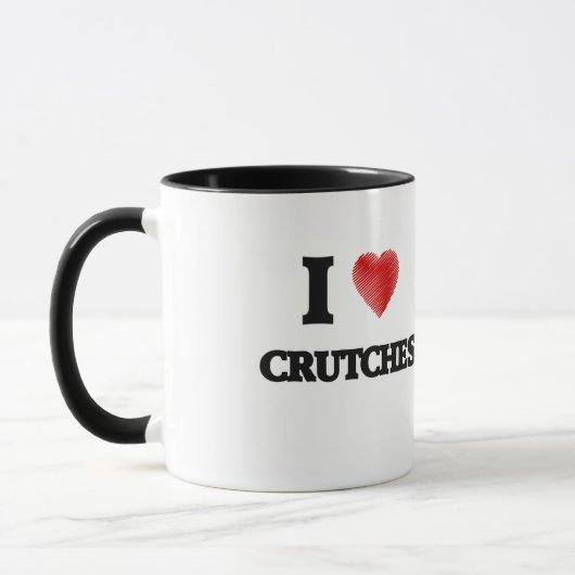Mug J'aime des béquilles (Gauche)