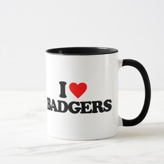 MUG J'AIME DES BLAIREAUX (Droite)