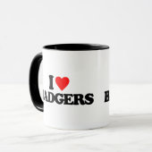 MUG J'AIME DES BLAIREAUX (Devant gauche)
