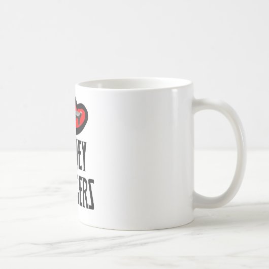 Mug J'aime des blaireaux de miel (Droite)