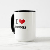 Mug J'aime des bourdons (Devant gauche)