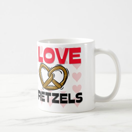 Mug J'aime des bretzels (Droite)