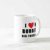 Mug J'aime des Burritos (Devant droit)