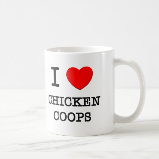 Mug J'aime des cages de poulet (Droite)