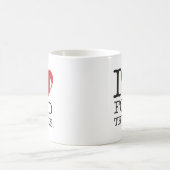 Mug J'AIME des camions de nourriture (Centre)