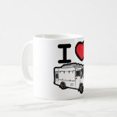 Mug J'aime des camions de nourriture ! (Devant gauche)