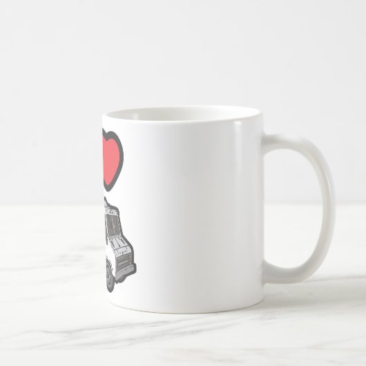 Mug J'aime des camions de nourriture ! (Droite)