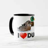 Mug J'aime des canards (Devant gauche)