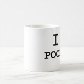 Mug J'aime des caniches (Centre)