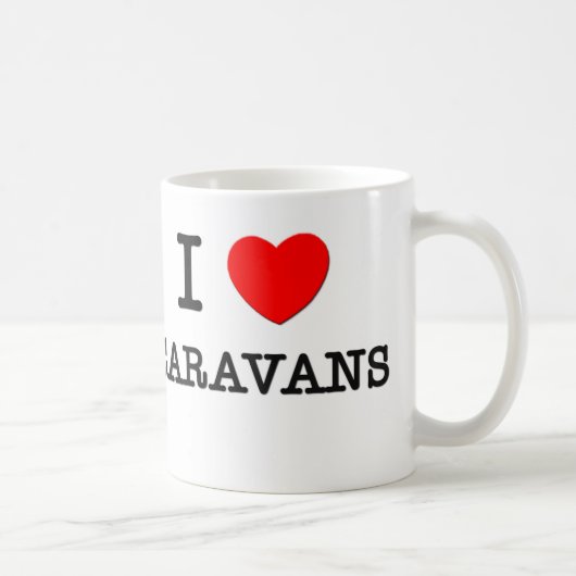 Mug J'aime des caravanes (Droite)