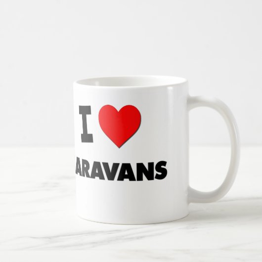 Mug J'aime des caravanes (Droite)