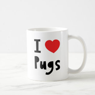 Mug J'aime des carlins