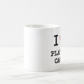 Mug J'aime des cartes de jeu (Centre)