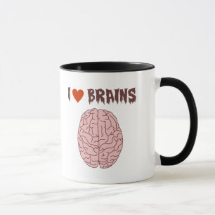 Mug J'aime des cerveaux