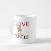 Mug J'aime des chameaux (Devant gauche)