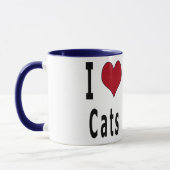 Mug J'aime des chats (Gauche)